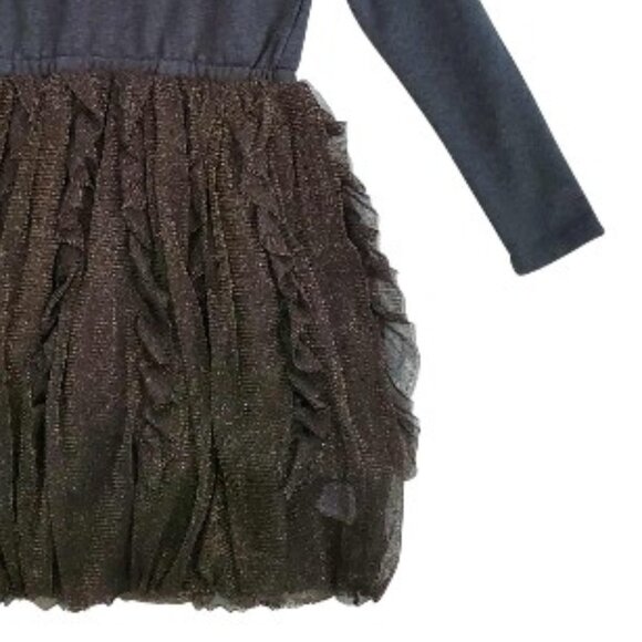 Crewcuts Metallic Dress Size 8 - Picture 3 of 5